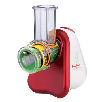 Moulinex Fresh Express + grattugia elettrica Rosso, Bianco , 116780