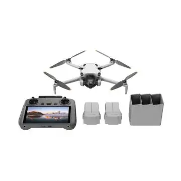 DJI Mini 4 Pro Fly More Combo (RC 2) Drone 4 rotori Quadrirotore 48 MP 3840 x 2160 Pixel 2590 mAh Nero, Bianco , 151568