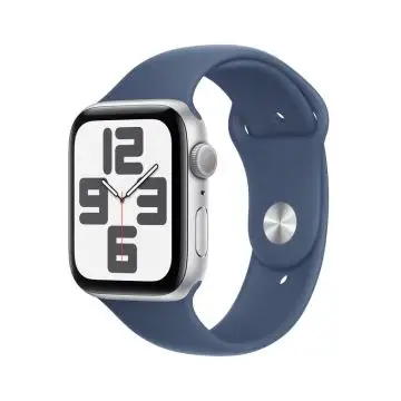 Apple Watch SE GPS 44mm Cassa in Alluminio Color Argento con Denim Sport Band - M/L , 155585