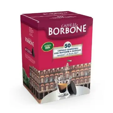 Borbone Capsule Caffè Lavazza A Modo Mio Miscela Dek50 pz , 145754