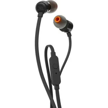 JBL T110 Auricolare Cablato In-ear Musica e Chiamate Nero , 107735