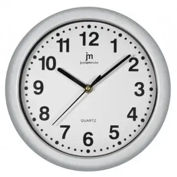 Lowell Justaminute 00710 Orologio da parete in quarzo Argento , 107132