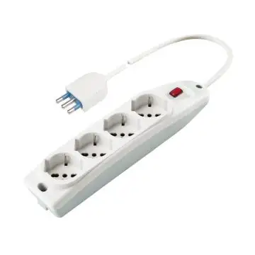 Poly Pool PP0421 prolunghe e multiple 1,5 m 4 presa(e) AC Interno Bianco , 103842