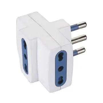Poly Pool PP0452 adattatore per presa di corrente Tipo L (IT) Universale Blu, Bianco , 103834