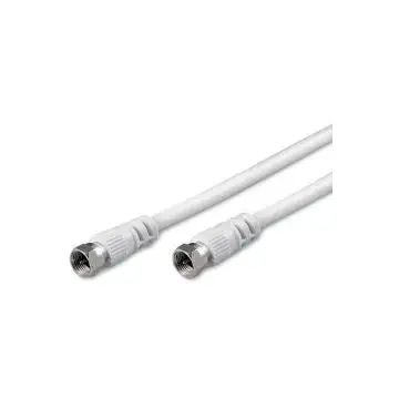 nuovaVideosuono 19/01 cavo coassiale 5 m Tipo F Bianco , 103656