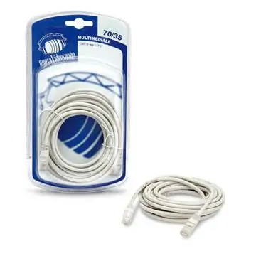 nuovaVideosuono 70/35 cavo di rete Bianco 5 m Cat5 , 101811
