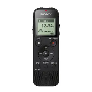 Sony ICD-PX470 dittafono Memoria interna e scheda di memoria Nero , 109052