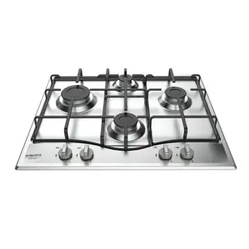 Hotpoint PCN 642 IX/HAR piano cottura Acciaio inossidabile Da incasso 59 cm Gas 4 Fornello(i) , 128378