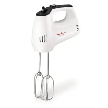 Moulinex HM3101 Quick Mix Sbattitore Elettrico con Fruste e Ganci Impastatori, 300W , 109867