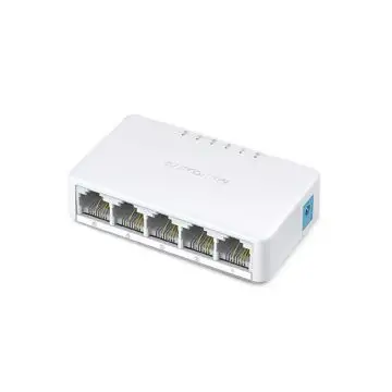 Mercusys MS105 switch di rete Non gestito Fast Ethernet (10/100) Bianco , 156598