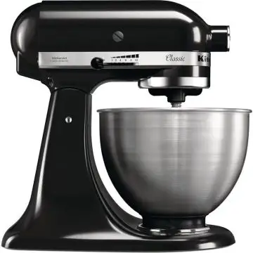 KitchenAid Classic robot da cucina 275 W 4,3 L Nero, Metallico , 115988