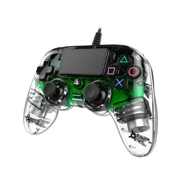 NACON PS4OFCPADCLGREEN periferica di gioco Verde, Trasparente Gamepad Analogico/Digitale PlayStation 4 , 121677