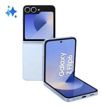 Samsung Galaxy Z Flip6 Smartphone AI, 512GB, RAM 12GB, Display 3,4" SAMOLED/6,7" Dynamic AMOLED 2X, Blue , 154572