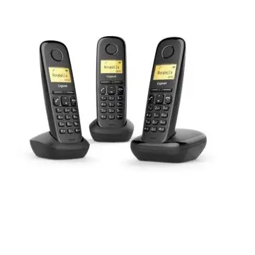 Gigaset A170 Trio Telefono analogico/DECT Identificatore di chiamata Nero , 113709