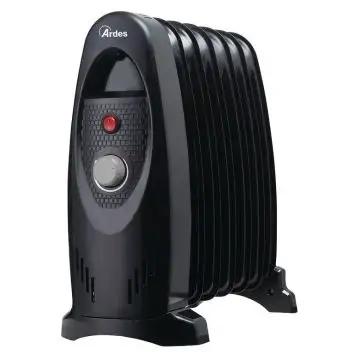 Ardes AR4R07M stufetta elettrica Interno Nero 600 W Riscaldatore ambiente elettrico a olio , 112599