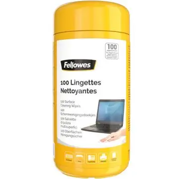 Fellowes 9971509 kit per la pulizia LCD/TFT/Plasma Panni umidi per la pulizia dell'apparecchiatura , 145838