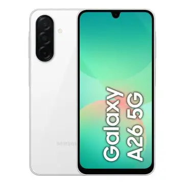 Samsung Galaxy A26 5G, Smartphone con Funzioni intelligenti, Display Super AMOLED 6.7”, 6GB RAM, 128GB, Batteria 5.000 mAh, memoria espandibile, White , 158057
