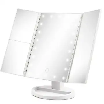 Girmi BE05 specchietto per trucco Libera installazione Rettangolare Bianco , 155161