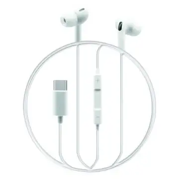 Hyundai HN-AUTYCW cuffia e auricolare Cablato In-ear Musica e Chiamate USB tipo-C Bianco , 160491
