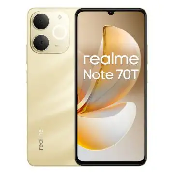 realme Note 70T 17,1 cm (6.74") Doppia SIM Android 15 4G USB tipo-C 4 GB 128 GB 6000 mAh Oro , 161429