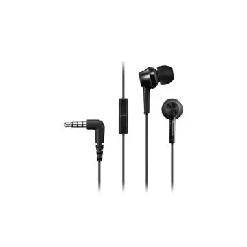 Panasonic RP-TCM115E Auricolare Cablato In-ear Musica e Chiamate Nero , 119081