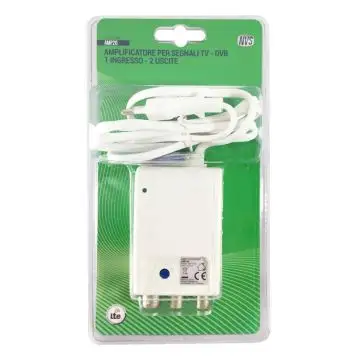 Nuova Video Suono Amplificatore Da Interno Per Antenna Tv A 2 Uscite Nvs , 142461