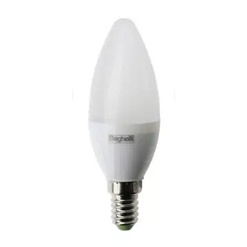 Beghelli Lampada LED a forma di Oliva 7W E14 4000K , 151401