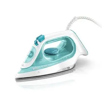 Braun SI 3041 GR Ferro a vapore Ceramica 2350 W Turchese, Bianco , 123308