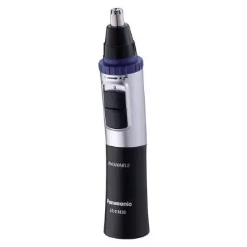 Panasonic ER-GN30, Rifinitore peli naso-orecchie, Lavabile, Nero/Silver , 98542