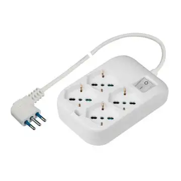 Poly Pool PP2504XL prolunghe e multiple 1,5 m 4 presa(e) AC Interno Bianco , 117538