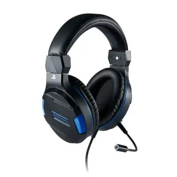 Bigben Interactive PS4OFHEADSETV3 cuffia e auricolare Cablato A Padiglione Giocare Nero, Blu , 121085
