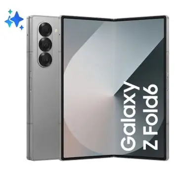 Samsung Galaxy Z Fold6 Smartphone AI, 1TB, RAM 12GB, Display 6,3"/7,6" Dynamic AMOLED 2X, Silver Shadow , 154560