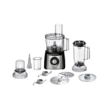 Bosch MCM3501M robot da cucina 800 W 2,3 L Nero, Acciaio inossidabile , 114614