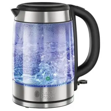 Russell Hobbs 21600-57 bollitore elettrico 1,7 L 2200 W Acciaio inossidabile, Trasparente , 144247