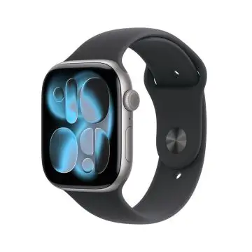 Apple Watch Series 11 GPS + Cellular 46mm Cassa Alluminio Grigio Siderale con Sport Band Nero - M/L , 161670