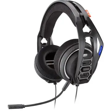 POLY RIG 400HS Auricolare Cablato A Padiglione Giocare Nero, Blu , 138053