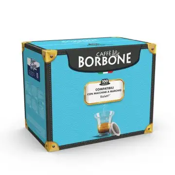 Caffè Borbone Miscela BLU Compatibile Con Bialetti Capsule caffè 100 pz , 148281