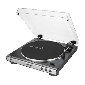 Audio-Technica AT-LP60XUSB Giradischi con trasmissione a cinghia Grigio, Metallico , 127985