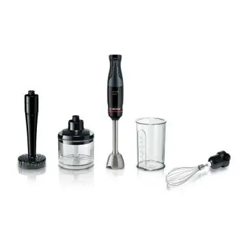 Bosch Serie 4 MSM4B623 frullatore 0,6 L Frullatore ad immersione 1000 W Antracite, Trasparente , 152133