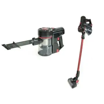 Necchi NH9205 aspirapolvere senza filo Nero, Rosso Senza sacchetto , 122439