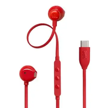 JBL Tune 305C Auricolare Cablato In-ear Musica e Chiamate USB tipo-C Rosso , 153667