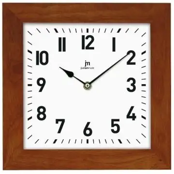 Lowell Justaminute 21035N orologio da parete Orologio da parete in quarzo Quadrato Legno , 53016