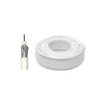 nuovaVideosuono SF19/20 cavo coassiale 100 m Bianco , 95636