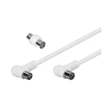 nuovaVideosuono 9/24 W cavo coassiale 2 m IEC 9.5mm Bianco , 113081