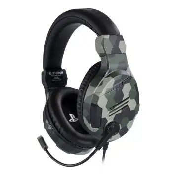 Bigben Interactive PS4OFHEADSETV3G cuffia e auricolare Cablato A Padiglione Giocare Mimetico , 126898