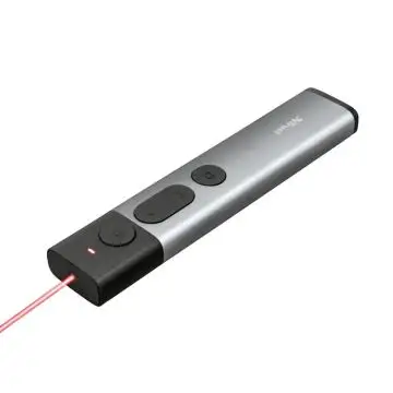 Trust Kazun puntatore wireless RF Alluminio, Nero , 142051