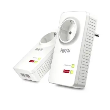 FRITZ!Powerline 1220E 1200 Mbit/s Collegamento ethernet LAN Bianco 2 pz , 154609