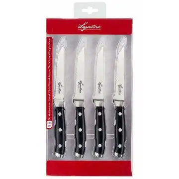 Lagostina Set 4 coltelli bistecca in acciaio , 122193