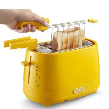 De’Longhi CTLAP2203.Y 2 fetta/e 550 W Giallo , 133265