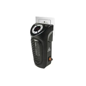 Argoclima MIO stufetta elettrica Interno Nero 350 W Riscaldatore ambiente elettrico a infrarossi , 126316